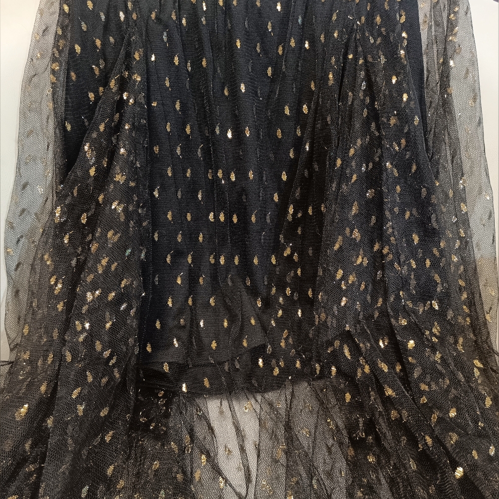 Anthropologie Zelda Metallic Tulle Maxi Skirt by Eva Franco NWOT - Picture 11 of 12